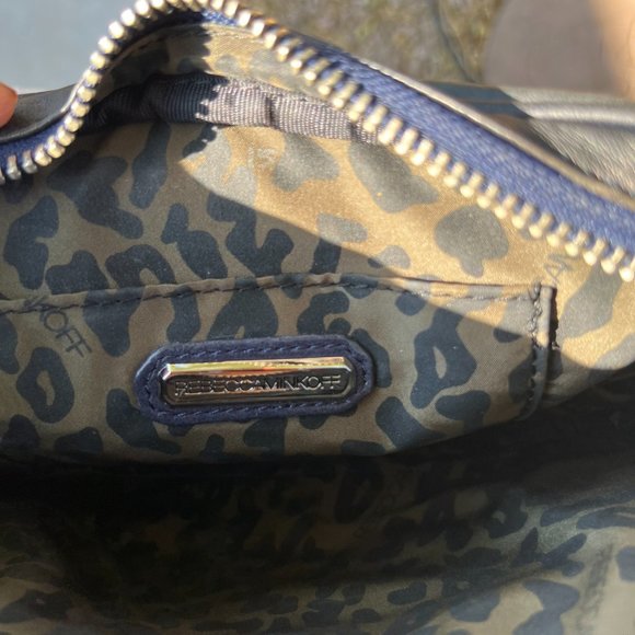 Leather Woven Texture Clutch Purse With Removable Chain - Color Metallic Silver - Picture 6 of 6